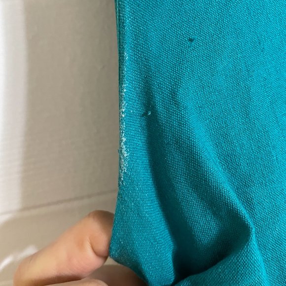 Nicole Miller Bodycon Ruched Aquamarine Dress - Picture 12 of 12